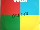QUEEN Vinyl Freddie Mercury Back Chat Original 1982 