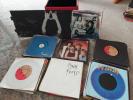 Record Box Of  50+ Rock 7” vinyl Singles - 