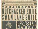 Tchaikovsky Bernstein LP Vinyl Nutcracker Suite/Swan 