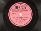Louis Armstrong - 78 RPM Decca - Zat 